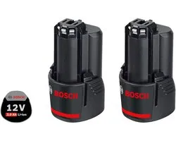 Bosch Accessoires - 12V Li-Ion accu GBA 3,0 Ah, 2 stuks 1600A00X7D