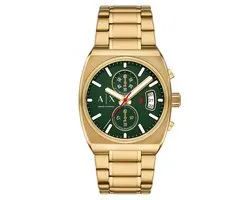 Armani Exchange Heren Horloge 40 mm - Goudkleurig