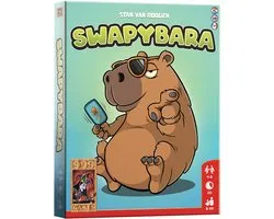 999 Games - Swapybara - Kaartspel - Veel spel in een compact doosje - Winnaar Speelgoed van het jaar 2026 - Capybara thema!