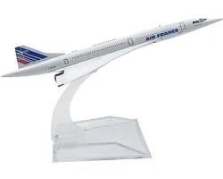 Gedetailleerd 1/400 Schaal Diecast Model van de Concorde - Miniatuur Vliegtuig voor Verzamelaars, Cadeau en Souvenir voor Kerstmis