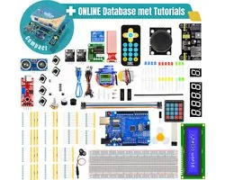 Sminty® Programmeerbord Starter Kit Uno R3 - Elektronica Starterset – 239 Componenten – Inclusief Handleiding & Online Database – Ideaal voor Beginners & Gevorderden