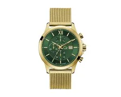 Gc Gc Executive Quartz Chronograph Geel, Goud En Groen Case: 100% Stainless Steel | Armband: 100% Stainless Steel 44 Y27013G9MF