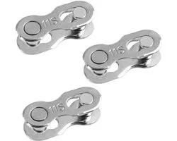 Missing Link Reusable Bicycle Chains for 11 Speed Silver Steel Quick Release Chain Link Chain Compatible with Shimano - ShopVlot