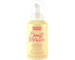 Umberto Giannini - Strong Curls Boost Mousse Rosemary Oil Strengthening Styling Foam - 300ml