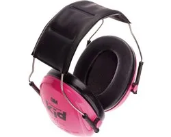 Casque antibruit 3M Peltor Kid avec serre-tête, rose