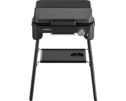 BBQ à gaz Campingaz Tour & Grill CV Plus - base amovible - barbecue de table - noir