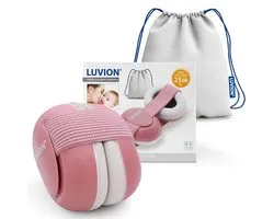 Luvion Bébé Hearing Protector - Protection auditive Premium pour votre bébé - 0 à 3 ans - Dusty Pink