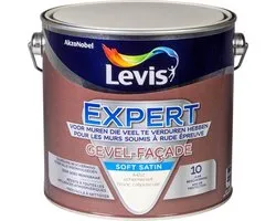 Uitverkoop - Levis Expert Gevelverf-Façade - Soft Satin - Schemerwit - 2.5L