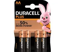 Duracell Plus Power AA Alkaline batterijen 4 Stuks