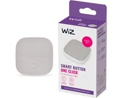 WiZ Connected WiZ Portable Button - Bedien je Slimme Verlichting Eenvoudig Zonder App - Werkt op Batterijen - Draagbaar