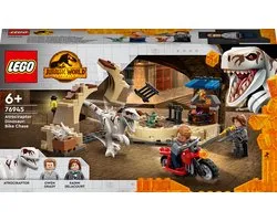 LEGO Jurassic World 76945 La Poursuite en Moto de l’Atrociraptor