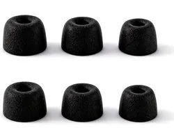 3 paar oordopjes van traagschuim, compatibel met Linsoul KZ ZS10 Pro, S/M/L, 3 maten, schuimrubberen oordopjes voor ruisonderdrukking
