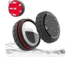 Housse AirTag étanche Bodega | 1 paquet | Tape 3M pour coller | Convient pour vélo, scooter, valise, moto, snowboard, skateboard, drone, fat bike, selle | Noir