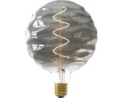 Calex Bilbao XXL Titanium - E27 LED Lamp -  Filament Lichtbron Dimbaar - 4W - Warm Wit Licht