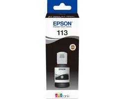 Original Ink Cartridge Epson 113 EcoTank Pigment Black ink bottle Black 140 ml