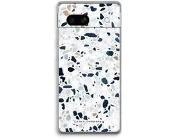 Case Company® - Coque Google Pixel 7A - Terrazzo N°1 - Coque de téléphone souple - Protection sur tous les côtés et bord de l'écran