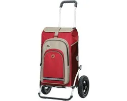Andersen SHOPPER MANUFAKTUR Boodschappentrolley Royal Shopper Hydro 2.1 Red Rood 107cm