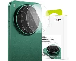 Ringke Camera Tempered Glass - Protecteur d'appareil photo compatible avec Xiaomi 17 Ultra - Compatible avec coque Verre trempé 9H - Pack de 2