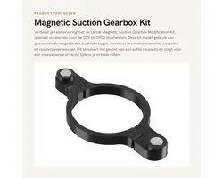 Dailygoods- Gearbox Modificatie Kit - Magnetische Zuignap Technologie - Verbeterde Versnellingsbak - G29/G923 Stuurwiel Accessoires - Zwart - 158 mm breed