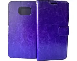 Étui portefeuille à rabat adapté à : Samsung Galaxy S7 Edge - Violet
