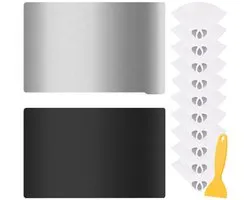 Dailygoods- 3D-printerbed magnetische flexibele stalen plaat - bouwplaat 150 x 95 mm - accessoires voor Elegoo Mars 3 - reinigingsgereedschap - eenvoudig te installeren - schone en droge ondergrond
