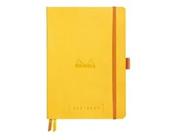 Rhodia Goalbook – A5 – 120 Bladen – Dotted – Ivoorkleurig Papier 90 g/m² – Elastieksluiting - Narcis