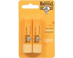 Le Petit Marseillais Soin Lèvres Nourrissant Set de 2 x 4,9 g