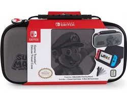 Étui de voyage Super Mario sous licence officielle Bigben - Nintendo Switch - Gris