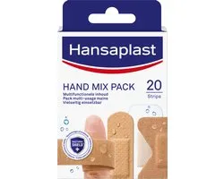Hansaplast Hand Mix Pack Pleisters - Wondpleisters - Wondverzorging - 20 Stuks