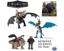 How to train your dragon - Hoe Tem Je Een Draak - Akelige Adder en Astrid - Viking Duo Actiefiguren - Speelgoed