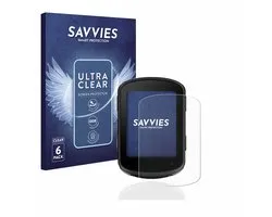 Savvies - Screenprotector voor Garmin Edge 540 - Folie Beschermfolie transparant 6 Stuks