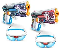 XSHOT Skins Laser 360° - 2 blasters laser et 2 casques infrarouges de ZURU