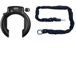 Axa XL Imenso X-Large set met 100cm Insteekketting - Zwart