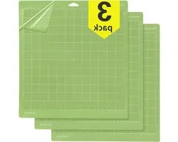 Zelfklevende vervangende snijmat voor Cricut Explore One/Air/Air 2/Maker, duurzaam en dubbelzijdig, 12 x 12 inch, 3-pack, ideaal voor knutselen en hobbyprojecten