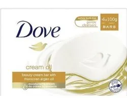 Dove Cream Oil Soap Bar - 4 x 100 gram