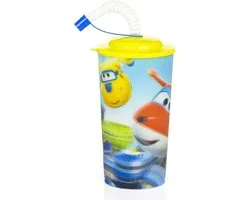 Super Wings plastic 3D fles