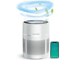 Samako Airflow - Purificateur d'air - Filtre Hepa 13 pro - Rhume des foins, allergies aux animaux, acariens - Indicateur de qualité de l'air - application mobile - Purificateur Air - Application néerlandaise - Mode veille