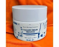 Dutch Heritage Cosmetics Tallow Crème Original 60ml – Gezicht & Lichaam – Geurloos – 100% Natuurlijk – Puur Vakmanschap