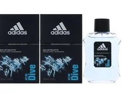 Adidas Ice Dive - Eau de toilette - 2 x 100 ml
