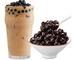 Kajal Echte Tapioca Parels voor Bubble Tea – 1 kg | Tapioca Boba Ballen voor Boba Melkthee | Perfect voor Boba Melkthee, IJskoffie, IJsthee, Slush en Gemengde Fruitdranken met Kajal Sticker