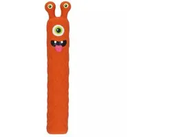 Dog Comets Hondenspeelgoed - Rubber Stick - Extra Sterk - Latex Invaders - 26 cm - Oranje - M