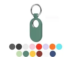 Porte-clés JUALL SmartTag2 - Support SmartTag 2 - Pendentif SmartTag 2 - Compatible avec Samsung Galaxy SmartTag2 - Siliconen vert