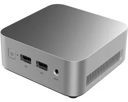 Mini PC - Intel N150 - 16 Go de RAM - SSD de 512 Go - Mini PC de bureau - Double HDMI 4K HD - Gigabit Ethernet - 3,6 GHz, 4C/4T - Windows 11 - Ethernet 1000 Mo/s - Gris