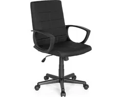 hjh office Startec CL300 - Chaise de bureau - Tissu - Noir
