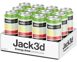 Jack3D Energy - 12x 500 ml - Lemon Lime