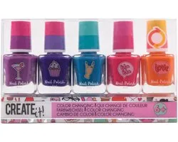Create it! Vernis à ongles color changing Canenco 5-pack pour enfants multicolor.