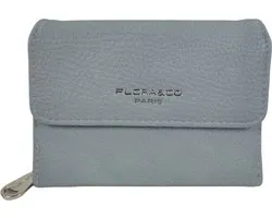 Flora&co - Paris - portemonnee - dames beugelportemonnee - 10 pasjes - baby blauw
