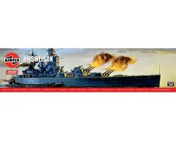 Airfix Modelbouwpakket Schepen - 04203V HMS Nelson WWII - Vintage Classics - Brits Slagschip Plastic - 1:600 - Modelbouw