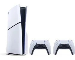 PlayStation 5 Disc Edition - Slim - Bundel met 2 Dualsense Draadloze Controllers