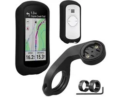 Sogiol® étui adapté pour Garmin Edge Explore 2 - Coque de protection en silicone pour navigation de vélo - noir